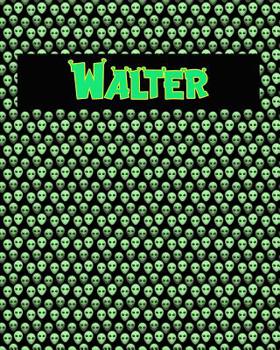 Paperback 120 Page Handwriting Practice Book with Green Alien Cover Walter: Primary Grades Handwriting Book