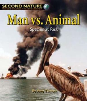 Library Binding Man vs. Animal: Species at Risk Book