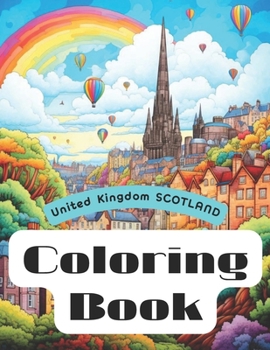 Paperback Coloring Book: UK Scotland Book