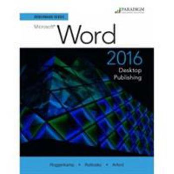 Paperback Benchmark Series 2016: Desktop Publishing: Text Book