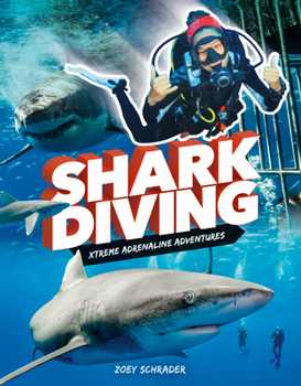 Library Binding Shark Diving Book
