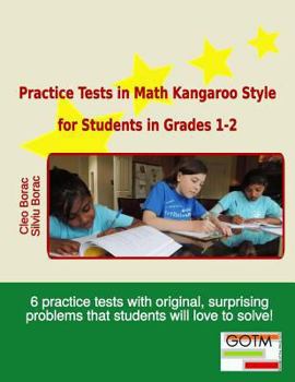 Paperback Practice Tests in Math Kangaroo Style for Students in Grades 1-2 Book