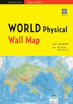 Map World Physical Wall Map Book