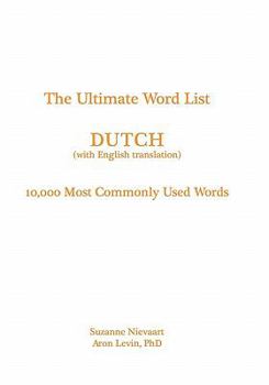 Paperback The Ultimate Word List - Dutch Book