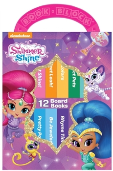 Board book Nickelodeon Shimmer and Shine - 12 Board Book Block My First Library - PI Kids Book