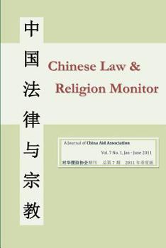 Paperback Chinese Law and Religion Monitor 01-06 / 2011 Book