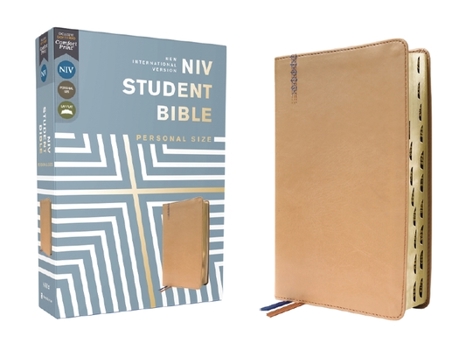 Imitation Leather Niv, Student Bible, Personal Size, Leathersoft, Tan, Thumb Indexed, Comfort Print Book