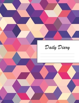 Daily Diary: Blank 2020 Journal Entry Writing Paper for Each Day of the Year Geometric Colors January 20 - December 20 366 Dated Pages A Notebook to Reflect, Write, Document & Diarise Your Life, Set G