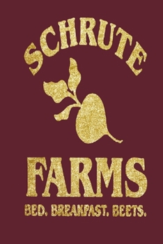 Paperback Schrute Farms Bed And Breakfast: : Organizer / Log Book / Notebook for All Your Passwords and Shit (Passwords and Notebook)6" x 9" 120 pages. Book