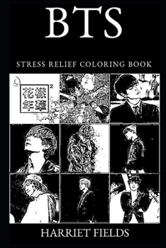 Paperback BTS Stress Relief Coloring Book