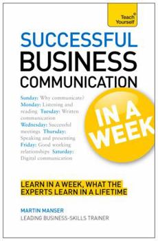Paperback Successful Business Communication in a Week Book