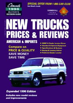 Mass Market Paperback Edmund's 1996 New Trucks: Prices and Reviews Book