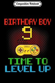 Paperback Composition Notebook: Birthday Boy 12 Time To Level Up Unlocked Video Game Journal/Notebook Blank Lined Ruled 6x9 100 Pages Book