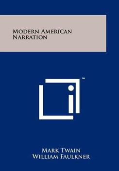 Paperback Modern American Narration Book