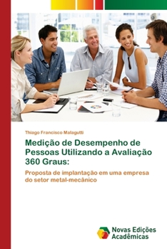 Paperback Medição de Desempenho de Pessoas Utilizando a Avaliação 360 Graus [Portuguese] Book