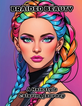 Paperback Braided Beauty: A Hairstyle Coloring Journey Book