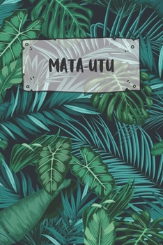 Paperback Mata-Utu: Ruled Travel Diary Notebook or Journey Journal - Lined Trip Pocketbook for Men and Women with Lines Book