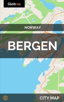 Paperback Bergen, Norway - City Map Book