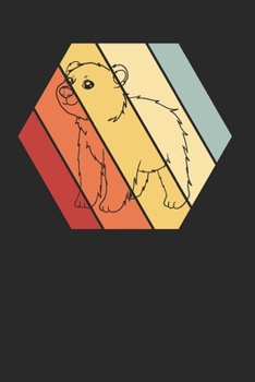 Bär Notizbuch: Bär Notizbuch für Liebhaber / Notizheft / Notizblock A5 (6x9in) Dotted Notebook / Punkteraster / 120 gepunktete Seiten (German Edition)