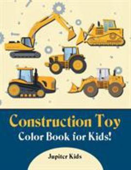 Paperback Construction Toy Color Book for Kids! Book