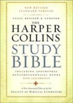 Hardcover HarperCollins Study Bible-NRSV Book