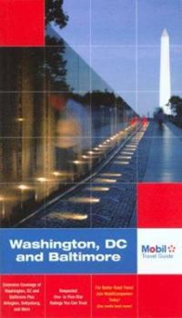 Paperback Mobil Travel Guide Washington, DC and Baltimore Book