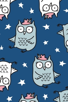 Owl Journal: Cute Colorful Lined Notebook