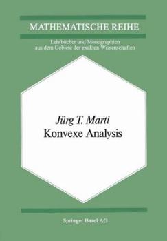 Paperback Konvexe Analysis [German] Book