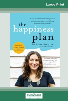 Paperback The Happiness Plan (16pt Large Print Edition) [Large Print] Book