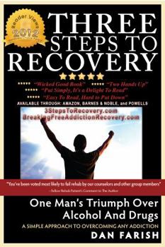 Paperback 3 Steps to Recovery Book