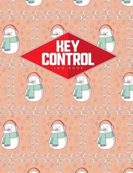 Paperback Key Control Log Book: Key Checkout Log, Key Log Book, Key Control System, Key Register Log Book, Cute Winter Snow Cover Book