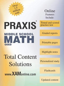 Paperback Praxis Middle School Mathematics 0069 Book