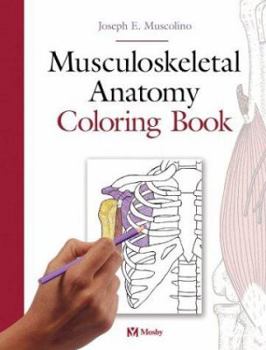Paperback Musculoskeletal Anatomy Coloring Book
