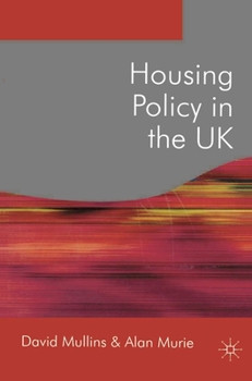 Hardcover Housing Policy in the UK Book