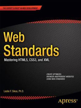 Paperback Web Standards: Mastering Html5, Css3, and XML Book