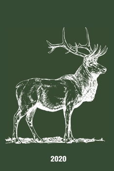 Terminplaner 2020: Terminkalender für 2020 mit Hirsch Cover | Wochenplaner | elegantes Softcover | A5 | To Do Liste | Platz für Notizen | für Familie, Beruf, Studium und Schule (German Edition)