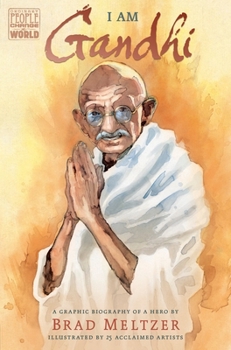 Paperback I Am Gandhi: A Graphic Biography of a Hero Book