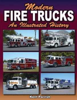 Paperback Modern Fire Trucks: An Illustrated History Book