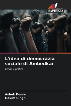 Paperback L'idea di democrazia sociale di Ambedkar [Italian] Book