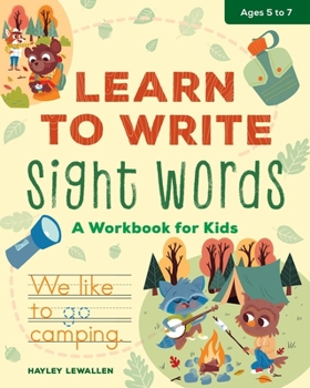 Paperback Learn to Write Sight Words: A Workbook for Kids Book