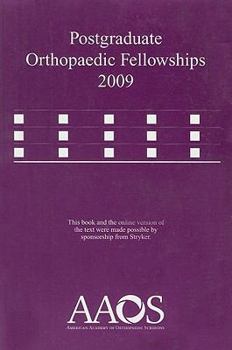 Paperback Postgraduate Orthopaedic Fellowships Book