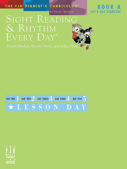 Paperback Sight Reading & Rhythm Every Day, Let's Get Started, Book a Book