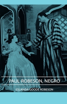Paperback Paul Robeson, Negro Book