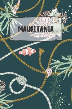 Mauritania: Dotted Travel Diary Notebook or Journey Dotted Grid Journal - Holiday Trip Pocketbook for Men and Women with Dots