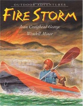 Library Binding Fire Storm Book