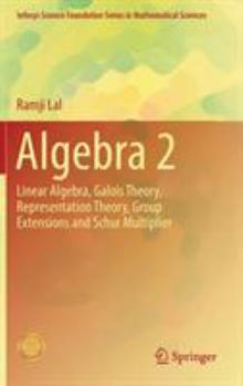 Hardcover Algebra 2: Linear Algebra, Galois Theory, Representation Theory, Group Extensions and Schur Multiplier Book