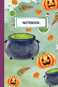 NoteBook: Graph Paper Composition Notebook | Grid Paper Notebook | Inspirational Quote Notebook on the Beautiful Green Creepy Halloween Cover (Journal / Planner / Diary)