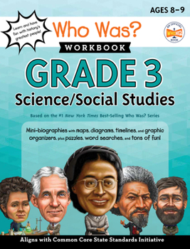 Paperback Who Was? Workbook: Grade 3 Science/Social Studies Book