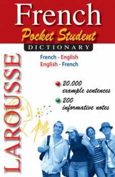 Paperback Larousse Pocket Student Dictionary French-English/English-French (French and English Edition) Book