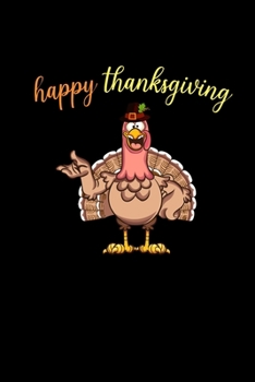 Happy Thanksgiving: Notebook 6x9 Graph Paper Turkey Day Gift Holiday Season Journal & Notepad Teacher School